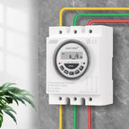 SINOTIMER TM619-380V 16A 3 Phase Timer Switch 7-Day Programmable Minimum Interval 1 Minute, TM619