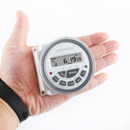 10A Digital 7-Day Timer Switch Second Control Timer, SINOTIMER TM-619sH-2 220VAC, SINOTIMER TM-619sH-4 12VDC