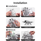 For DJI Neo BRDRC NEO021 Boosting Kickstand Drone Landing Gear Folding Sled Kickstand, NEO021