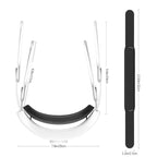 For Meta Quest 3S VR Headset Elite Head Strap Adjustable Comfort Decompression Headband