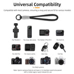 BRDRC Sports Camera Hand Lanyard With 1/4 inch Screw Loss Prevention Lanyard Wrist Strap Accessories