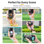 BRDRC Sports Camera Hand Lanyard With 1/4 inch Screw Loss Prevention Lanyard Wrist Strap Accessories