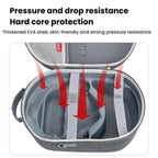 For PlayStation VR2 Portable Protective Storage Bag, Handbag Dark Gray, Shoulder Strap Dark Gray