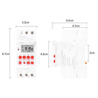 SINOTIMER TM919sB 220V 30A 1 Second Interval 7-Day Programmable Timer Din Rail Mounted