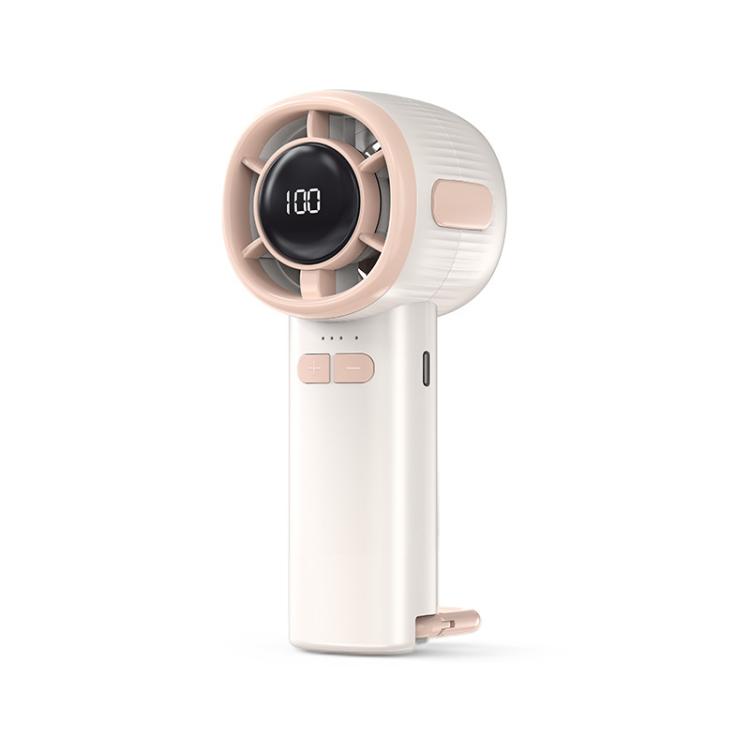100-speed High Speed Digital Display Fan USB Portable Handheld Small Fan