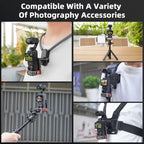For DJI OSMO Pocket 3 BRDRC PO3005 Multi-functional Magnetic Base Expansion Back Clip Holder Adapter Bezel Accessory, For DJI OSMO Pocket 3 Tarnish