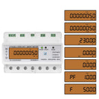 3-phase Tuya WiFi Energy Meter AC 380V, SINOTIMER DTS6619-050 80A With Switch, SINOTIMER DTS6619-049 100A Without Switch
