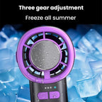 3-speed High Speed Digital Display Semiconductor Cooling Fan USB Portable Handheld Small Fan