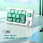 MKESPN K810 Joystick RGB Backlight Hot Swap Macro Customized Wired Mechanical Gaming Keyboard