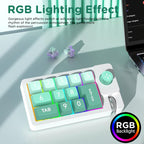 MKESPN K810 Joystick RGB Backlight Hot Swap Macro Customized Wired Mechanical Gaming Keyboard