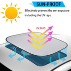 For BMW Mini Car Roof Heat Insulation UV Reflective Sunshade Cover, 48 x 70cm