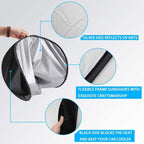 For BMW Mini Car Roof Heat Insulation UV Reflective Sunshade Cover, 48 x 70cm