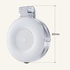 TELESIN S5-BGD-01 Mini Phone Magnetic Beauty Replacement Light Tri-Color Temperature Portable Selfie Mirror Rotating Stretching Pocket Lamp, Silver, Black