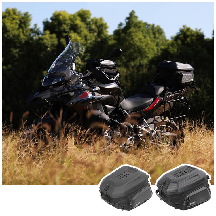 Rhinowalk MT2335 23L-35L Expandable Large-capacity EVA Hard Shell Motorcycle Tail Bag