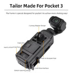 For DJI Osmo Pocket 3 Flymile Magnetic Bracket Fixed Base Back Clip Adapter Bezel Accessories, 4pcs /Set, 6pcs /Set