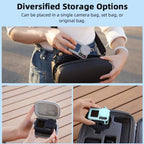 For DJI Osmo Action 3 / 4 / 5 Pro Flymile Silicone Cover Sport Camera Lens Drop Cases