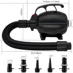 GLD-318 High Power 600W Electrical Inflatable Pump Tent Yoga Mat Inflator, EU Plug, US Plug