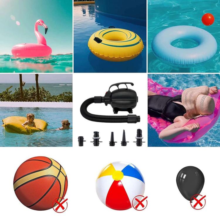 GLD-318 High Power 600W Electrical Inflatable Pump Tent Yoga Mat Inflator, EU Plug, US Plug