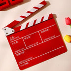 Wooden Director Board Shooting Video Movie City Scene Record Board Photography Props, Large Red, Small P Black, Small P White, Small U Black, With Chinese Small White, With Chinese Small Black, Large U Black, Large P Black, Large U White               ...