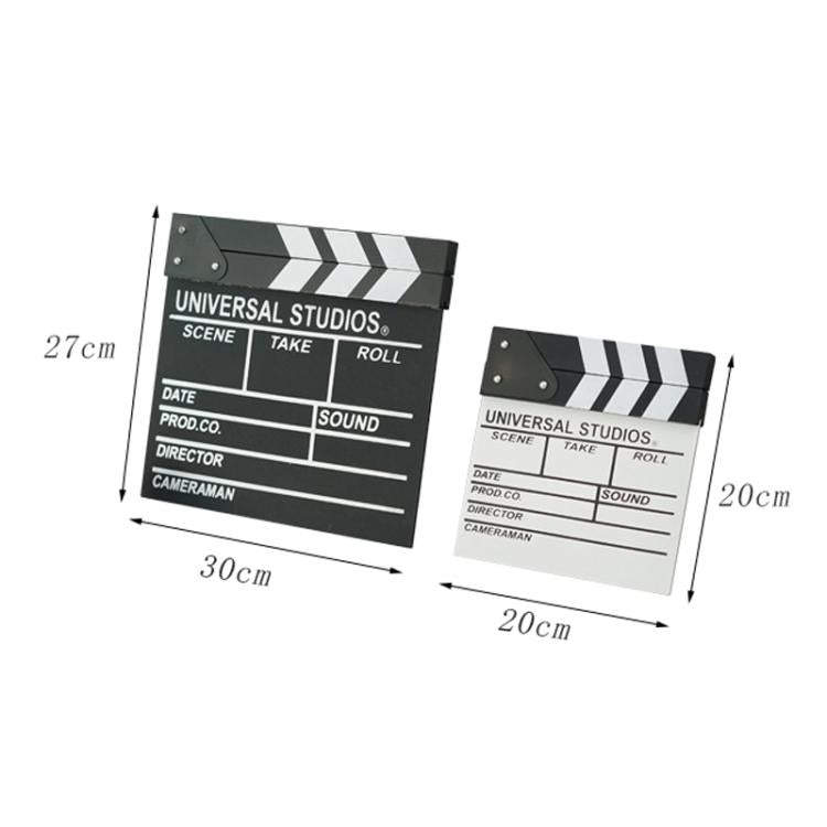 Wooden Director Board Shooting Video Movie City Scene Record Board Photography Props, Large Red, Small P Black, Small P White, Small U Black, With Chinese Small White, With Chinese Small Black, Large U Black, Large P Black, Large U White               ...