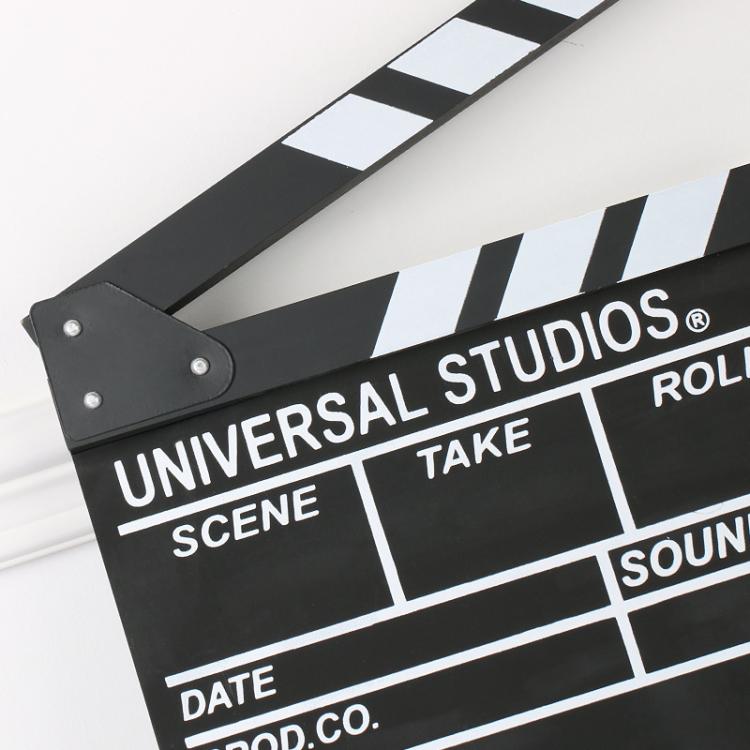 Wooden Director Board Shooting Video Movie City Scene Record Board Photography Props, Large Red, Small P Black, Small P White, Small U Black, With Chinese Small White, With Chinese Small Black, Large U Black, Large P Black, Large U White               ...