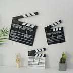 Wooden Director Board Shooting Video Movie City Scene Record Board Photography Props, Large Red, Small P Black, Small P White, Small U Black, With Chinese Small White, With Chinese Small Black, Large U Black, Large P Black, Large U White               ...