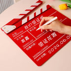 Wooden Director Board Shooting Video Movie City Scene Record Board Photography Props, Large Red, Small P Black, Small P White, Small U Black, With Chinese Small White, With Chinese Small Black, Large U Black, Large P Black, Large U White               ...