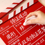 Wooden Director Board Shooting Video Movie City Scene Record Board Photography Props, Large Red, Small P Black, Small P White, Small U Black, With Chinese Small White, With Chinese Small Black, Large U Black, Large P Black, Large U White               ...