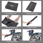 Rhinowalk RF164 For Brompton Folding Bicycle Ultralight Storage Bag, RF164