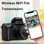 FSD-W5 4-Inch Touch Screen WiFi Transmission 4K HD Digital Camera Student Photo SLR, FSD-W5