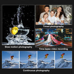 FSD-W5 4-Inch Touch Screen WiFi Transmission 4K HD Digital Camera Student Photo SLR, FSD-W5