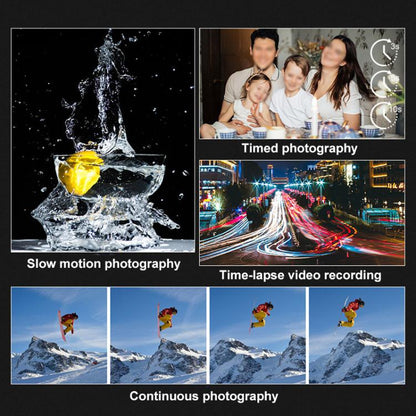 FSD-W5 4-Inch Touch Screen WiFi Transmission 4K HD Digital Camera Student Photo SLR, FSD-W5
