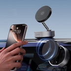 T20 Magnetic Car Phone Holder Car Center Console Navigation Portable Folding Stand