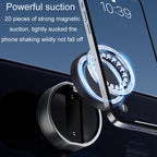 T20 Magnetic Car Phone Holder Car Center Console Navigation Portable Folding Stand