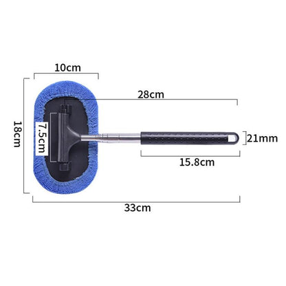 Retractable Windshield Cleaning Brush Scrubbing And Defogging 3 In 1 Car Wash Kit