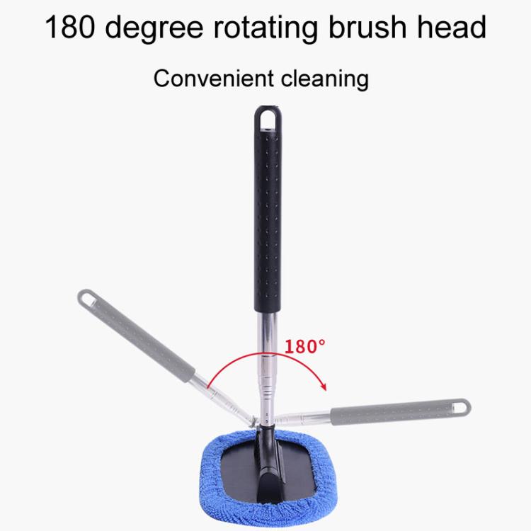 Retractable Windshield Cleaning Brush Scrubbing And Defogging 3 In 1 Car Wash Kit