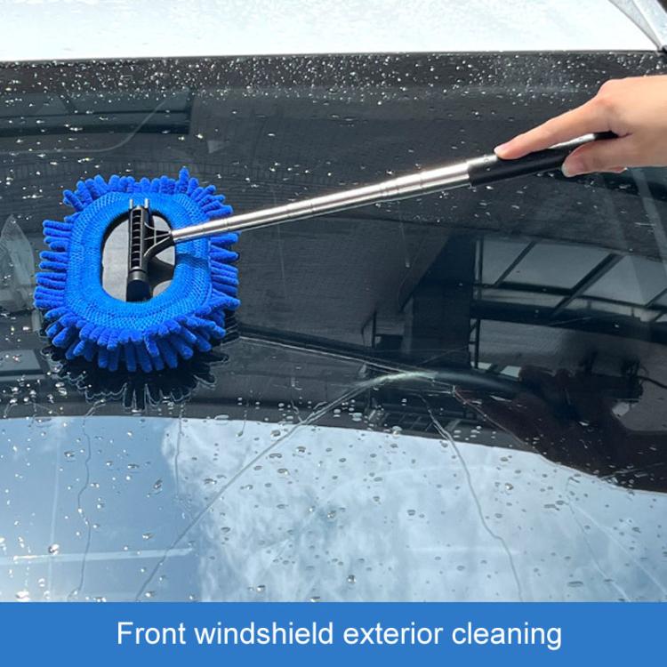 Retractable Windshield Cleaning Brush Scrubbing And Defogging 3 In 1 Car Wash Kit