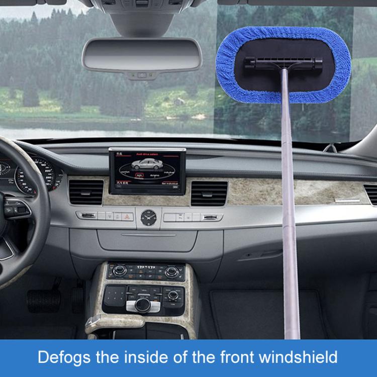 Retractable Windshield Cleaning Brush Scrubbing And Defogging 3 In 1 Car Wash Kit
