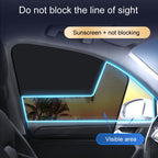 Universal Magnetic Car Sunshade Double Splicing Design Breathable Car Curtains, Vertical Splicing Driver, Vertical Splicing Passenger, Vertical Splicing Left Rear, Vertical Splicing Right Rear, Horizontal Splicing Driver, Horizontal Splicing Passenger ...