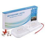 12-24V RV Light 120 LEDs 3-Color Temperature Rotary Button Dimming Roof Light, FC01
