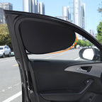 1pair Car Quick Installation Static Film Adsorption Opaque Window Sunshade, Front