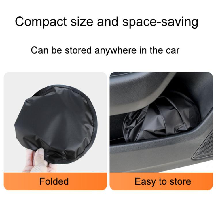 1pair Car Quick Installation Static Film Adsorption Opaque Window Sunshade, Front