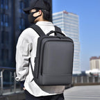 OUMANTU 2103 Large Capacity Multi-Compartment Waterproof Laptop Backpack With USB Port