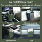 Car Sticky Center Control Storage Box Multi-Purpose Car Air Vent Organizer