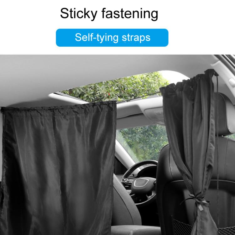 5pcs / Set Car Rear Side Blackout Sunshade Curtains Automobile Privacy Sunshade
