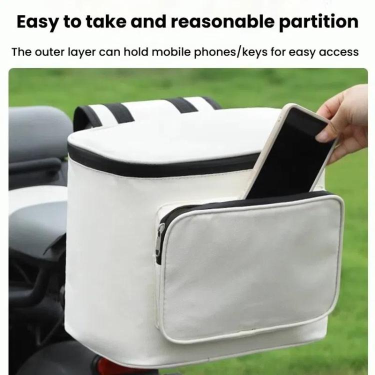 Electrical Motorcycle Waterproof Rear Backrest Hanging Bag Large Capacity Helmet Storage Bag