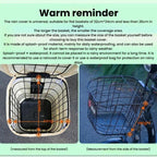 E-bike Basket Sunscreen Cover Hanging Bag Rainproof Cover Storage Bag