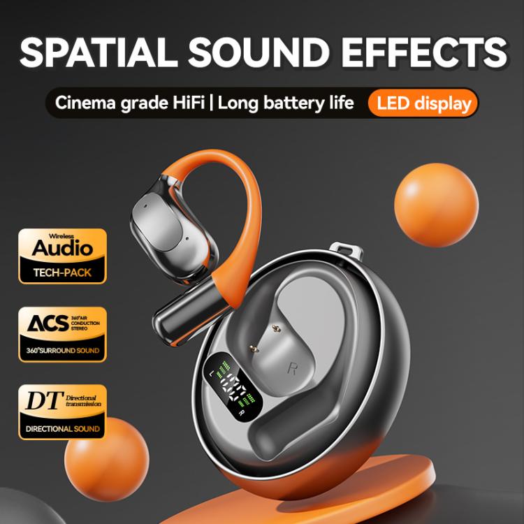 M113 AI Translation Bluetooth Headset Ear-hook Real Time Translation Earbuds 144 Voice Translator, M113