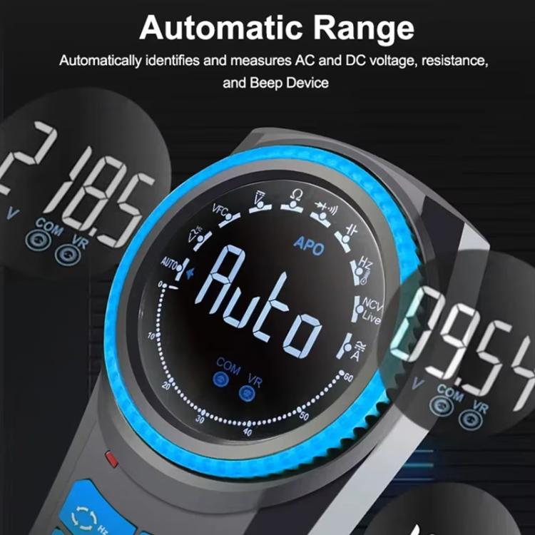 Rotary Auto Ranging Multimeter Voltage Resistance Measurement Buzzer, DT-24R