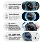 Rotary Auto Ranging Multimeter Voltage Resistance Measurement Buzzer, DT-24R
